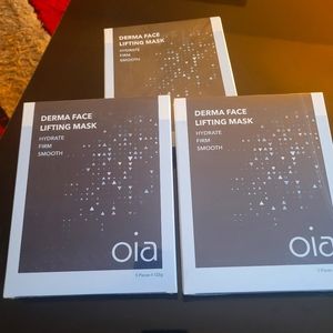 3 pack bundle of Oia Derma face lifting masks